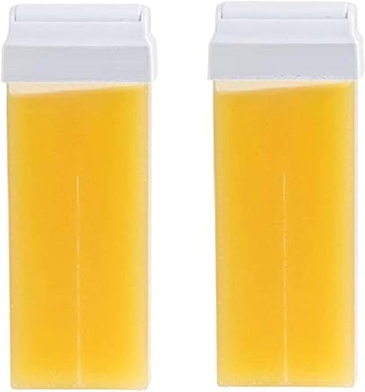 شمع ازالة الشعر لون ذهبي بالعسل لنزع الشعر بكل امان و سهولة عبوتين 100مل