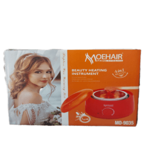 جهاز تسخين الشمع لازالة الشعر مع عبوتين شمع صلب ملائمة للرجال والنساء