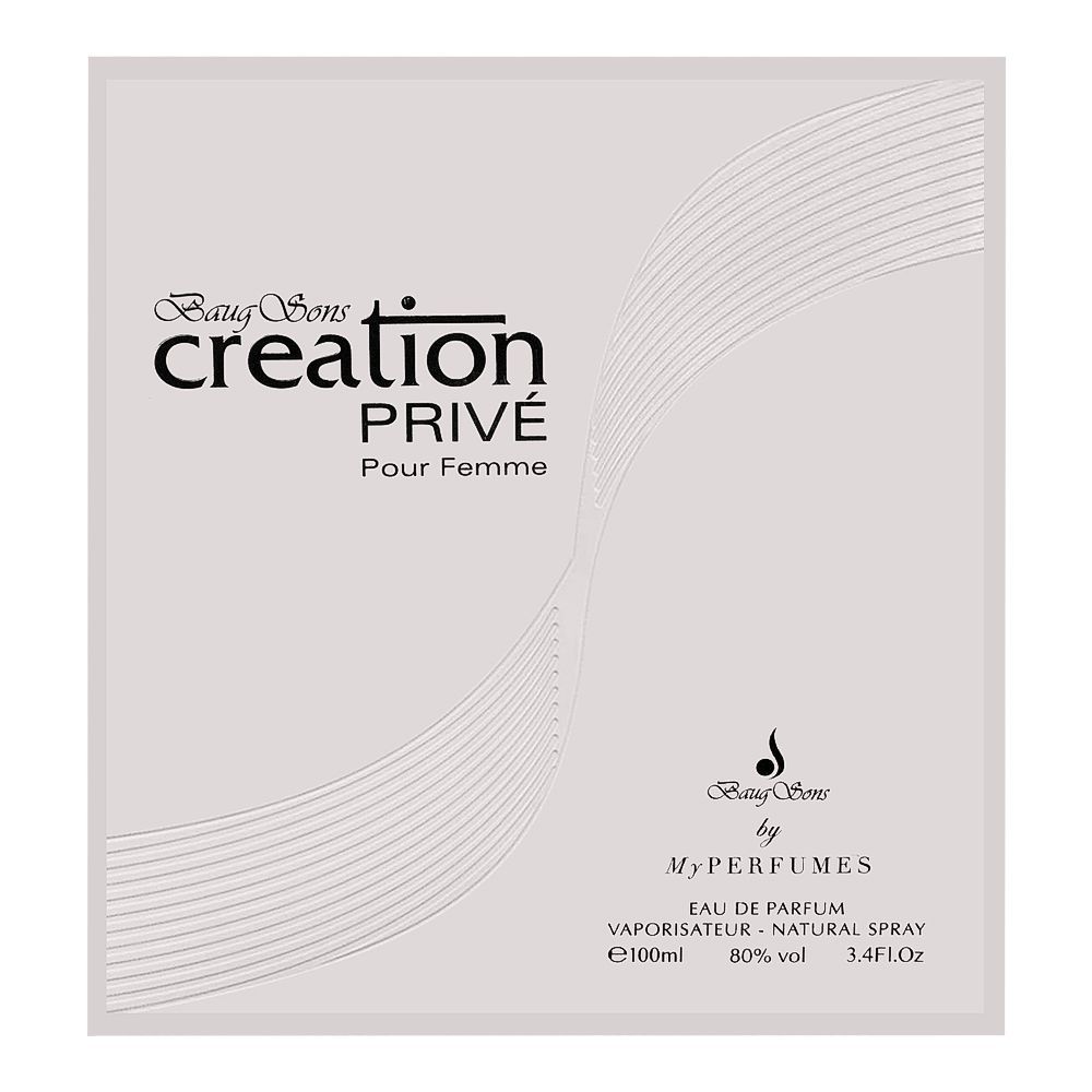 Creation Prive Pour Femme Eau De Parfum, For women, 100ml