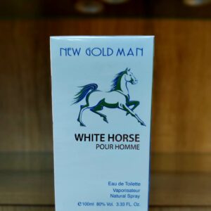 new gold man white horse pour homme 100ml