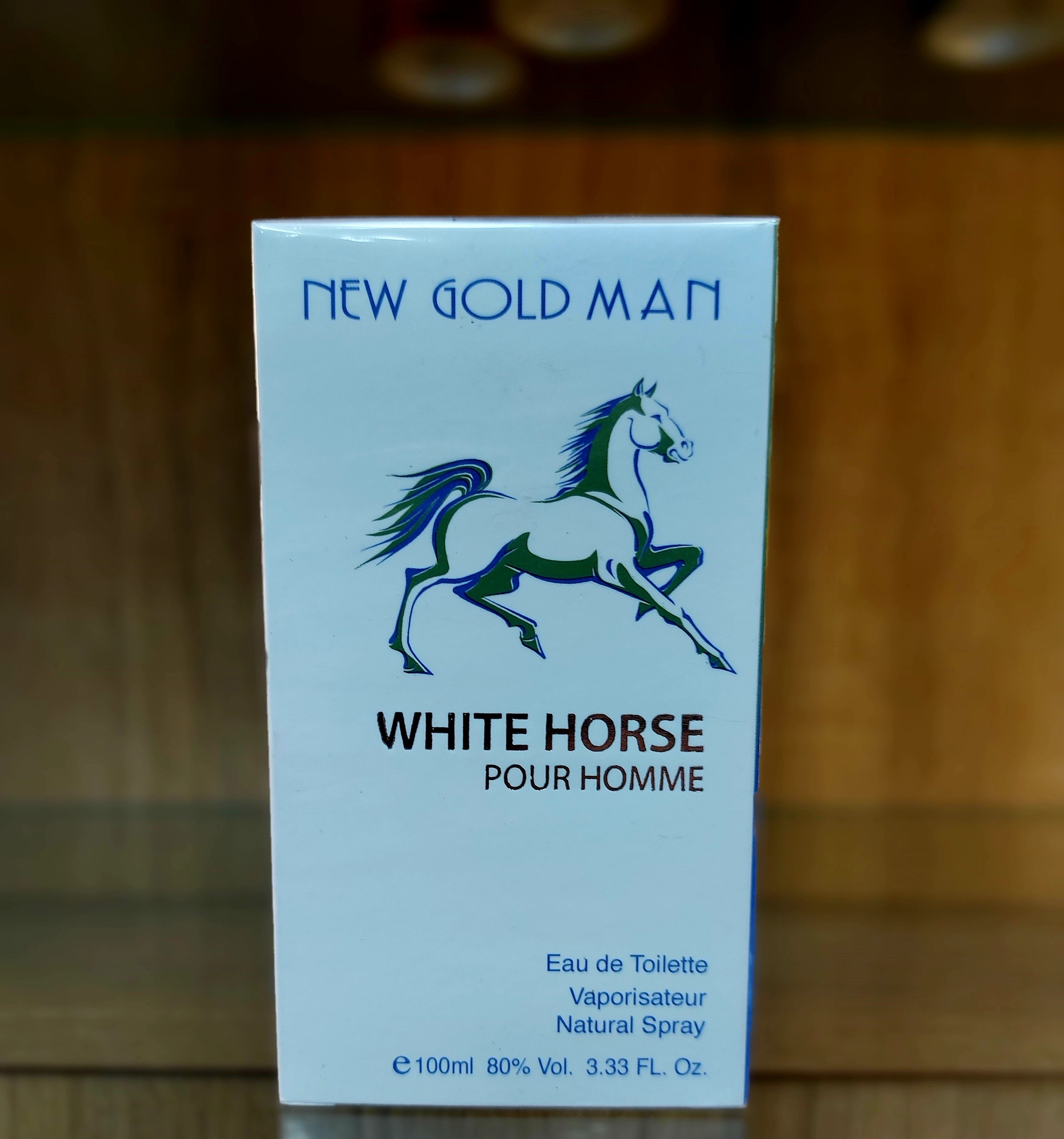 new gold man white horse pour homme 100ml