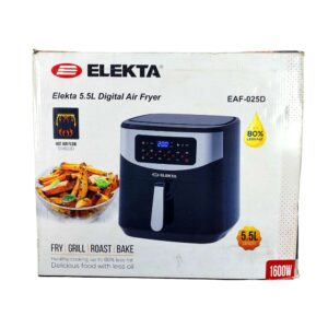 قلاية Elekta الهوائية - طعام صحي بطعم لذيذ! EAF-025D بسعه 5.5لتر