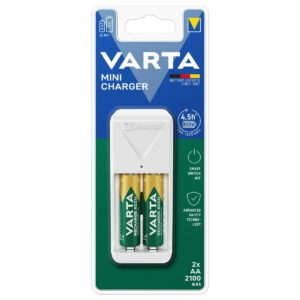 شاحن بطاريات VARTA® PLUG CHARGER 2-AA 2100mAh NiMH