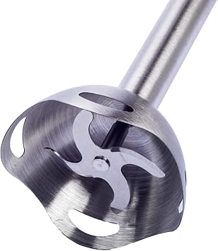 خلاط يدوي 5 في 1 من الاستانلس - متعدد السرعات/خفاقة ومضرب بيض/كوب 100 مل/1500 وات (HMA-1026) - الصورة 4